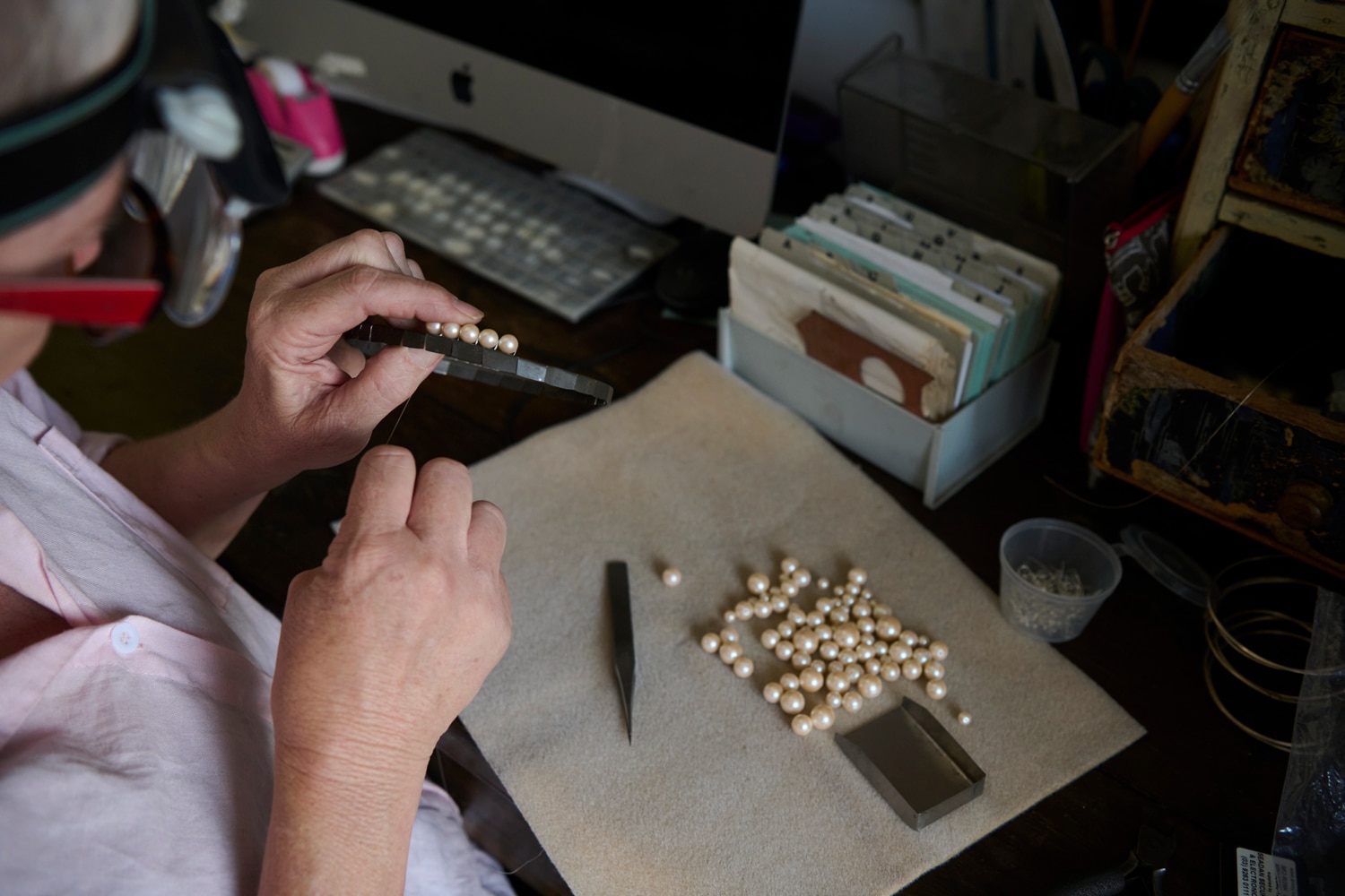 Jewellery maker Anna Davern