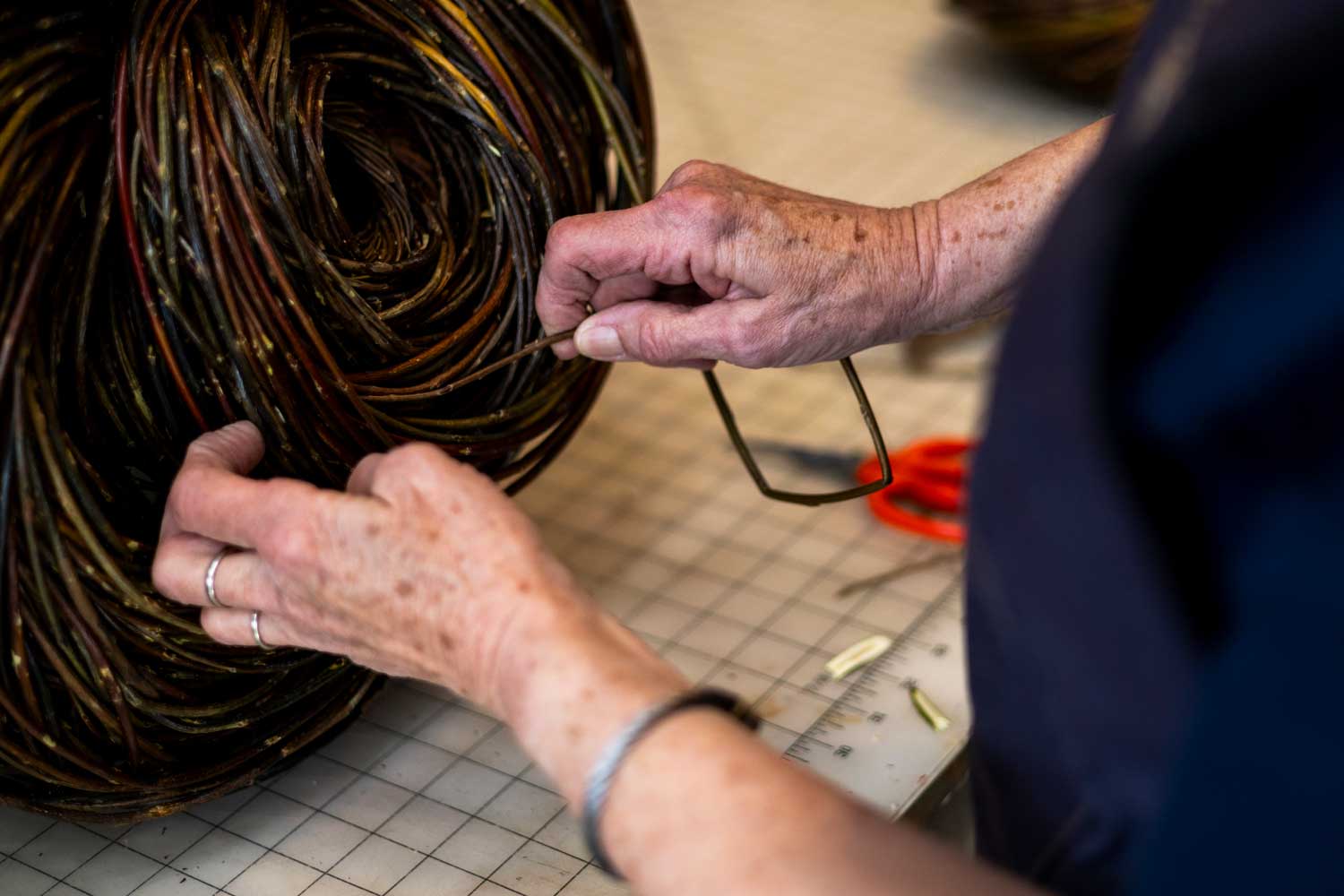Basketweaver Christine Joy