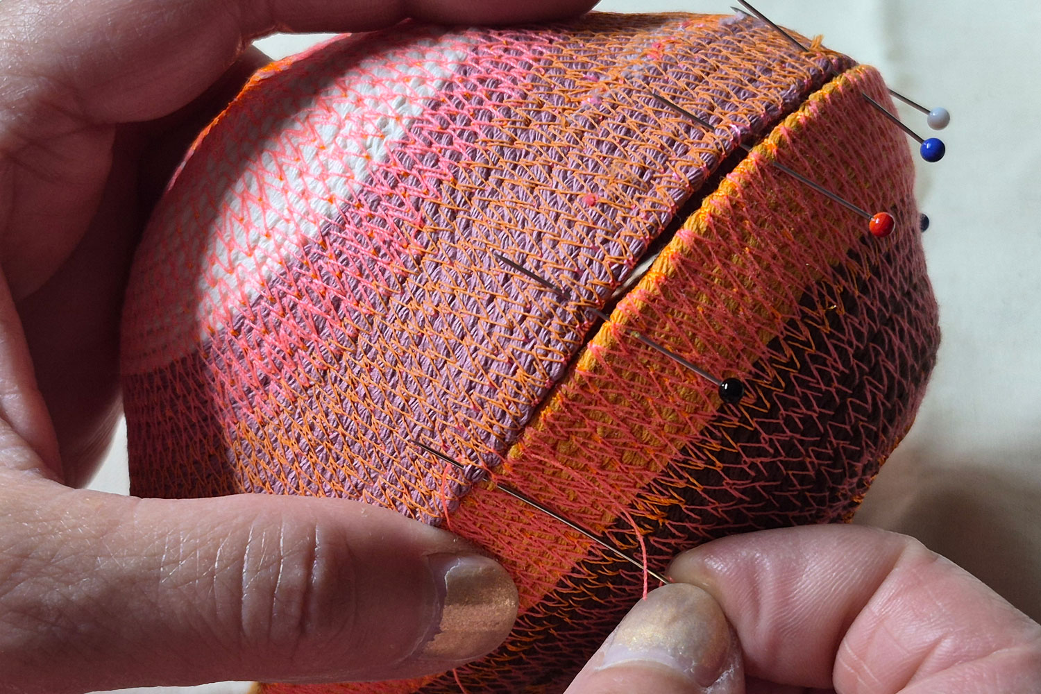 Textile sculptor Pascale Putz