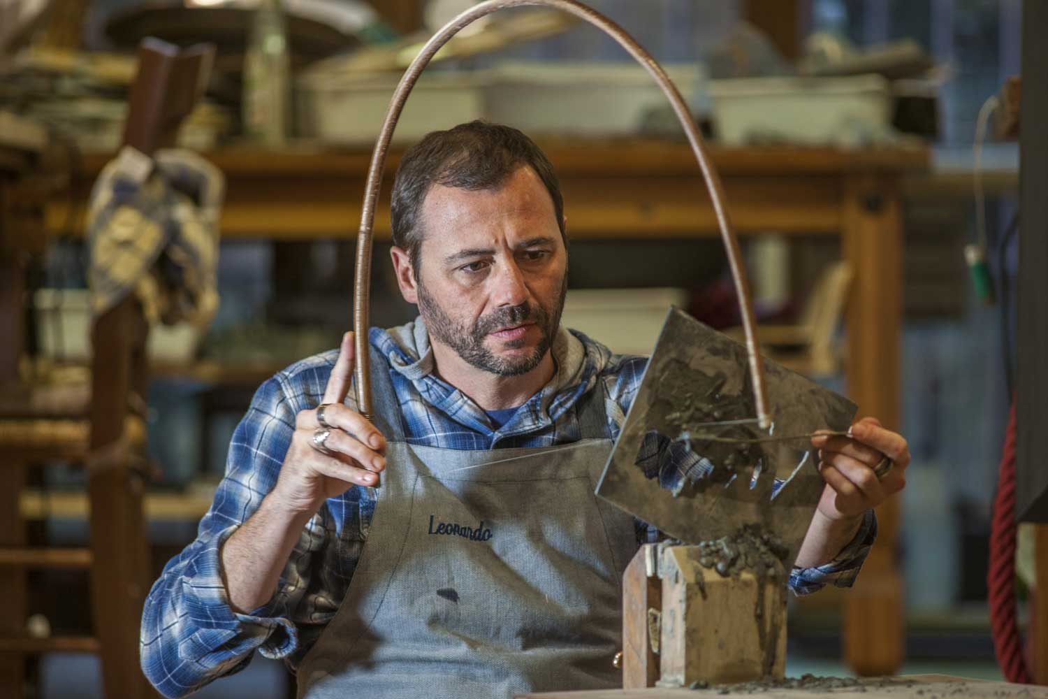 Stone marquetry maker Scarpelli Mosaici