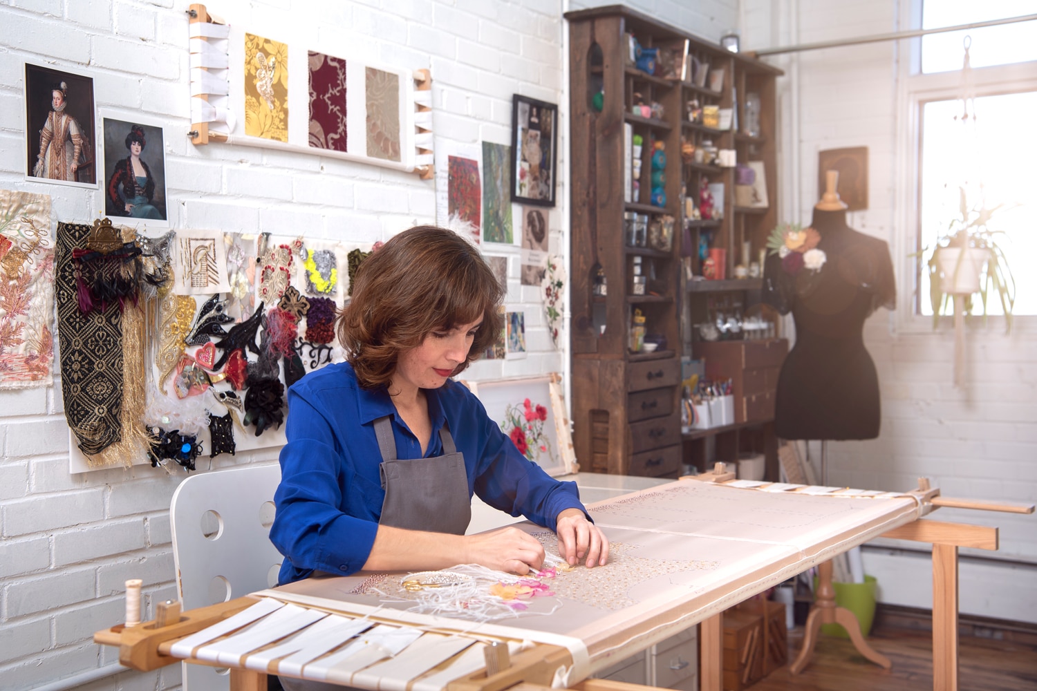 Embroiderer Tamara Rubilar