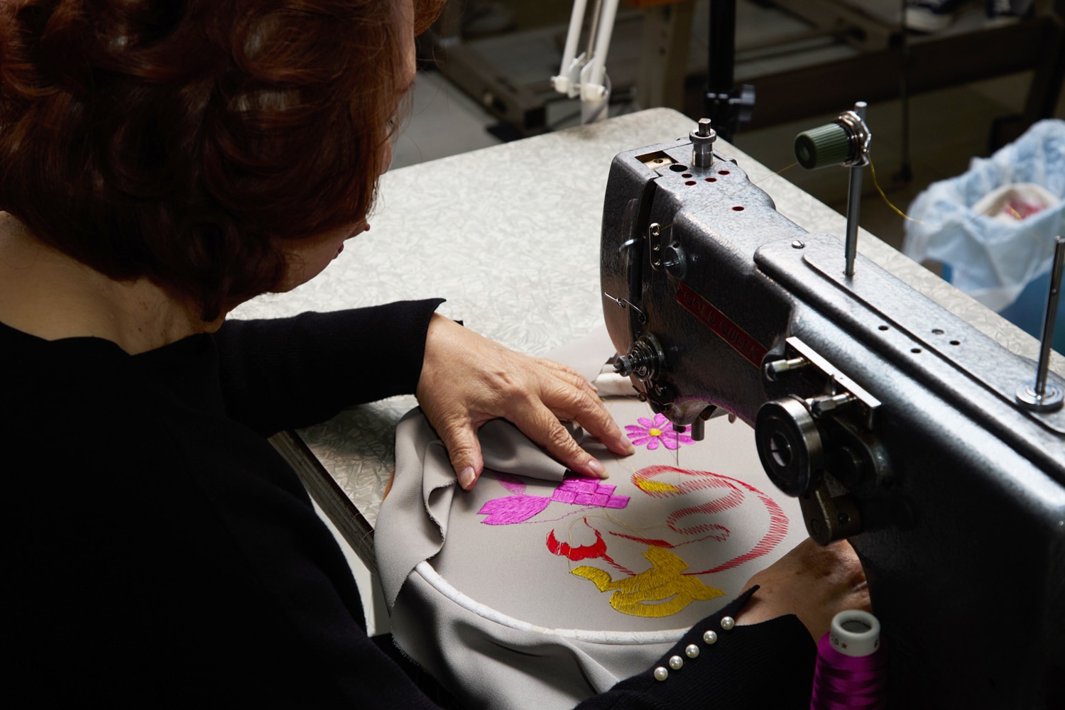 Embroiderer Kiyomi Osawa