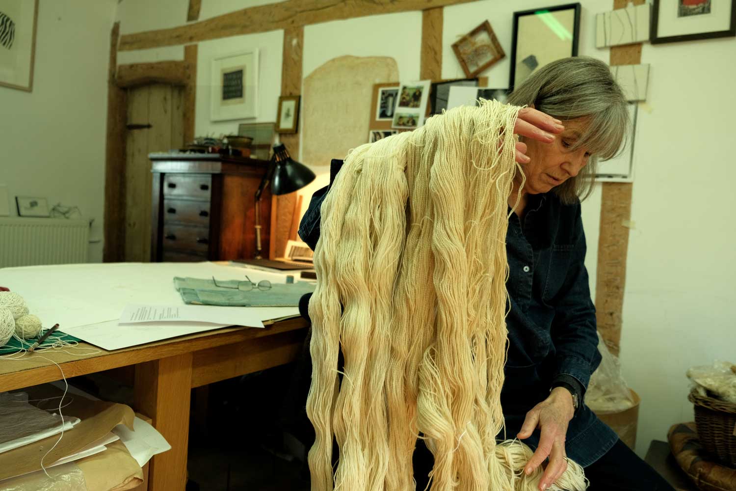 Tapestry maker Jacy Wall