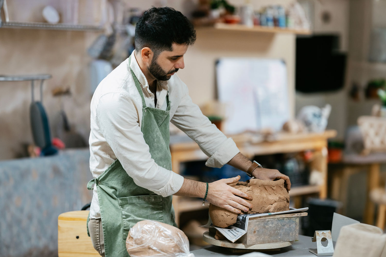 Ceramicist Andrés Anza