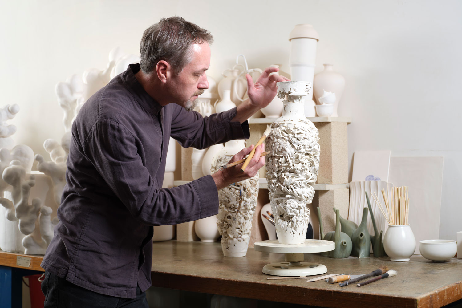 Ceramicist Julie Progin & Jesse Mc Lin
