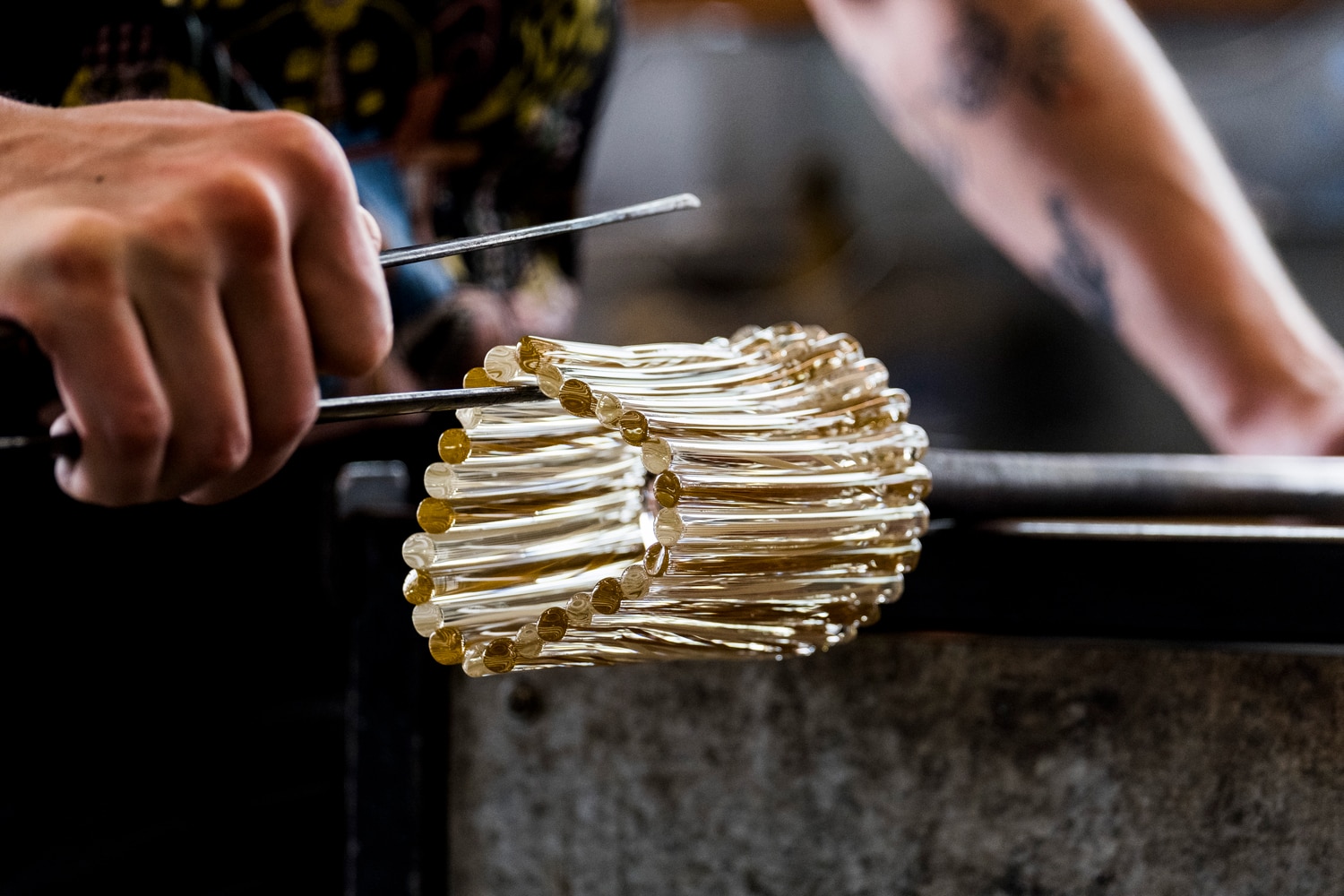 Glassblower Austin Stern