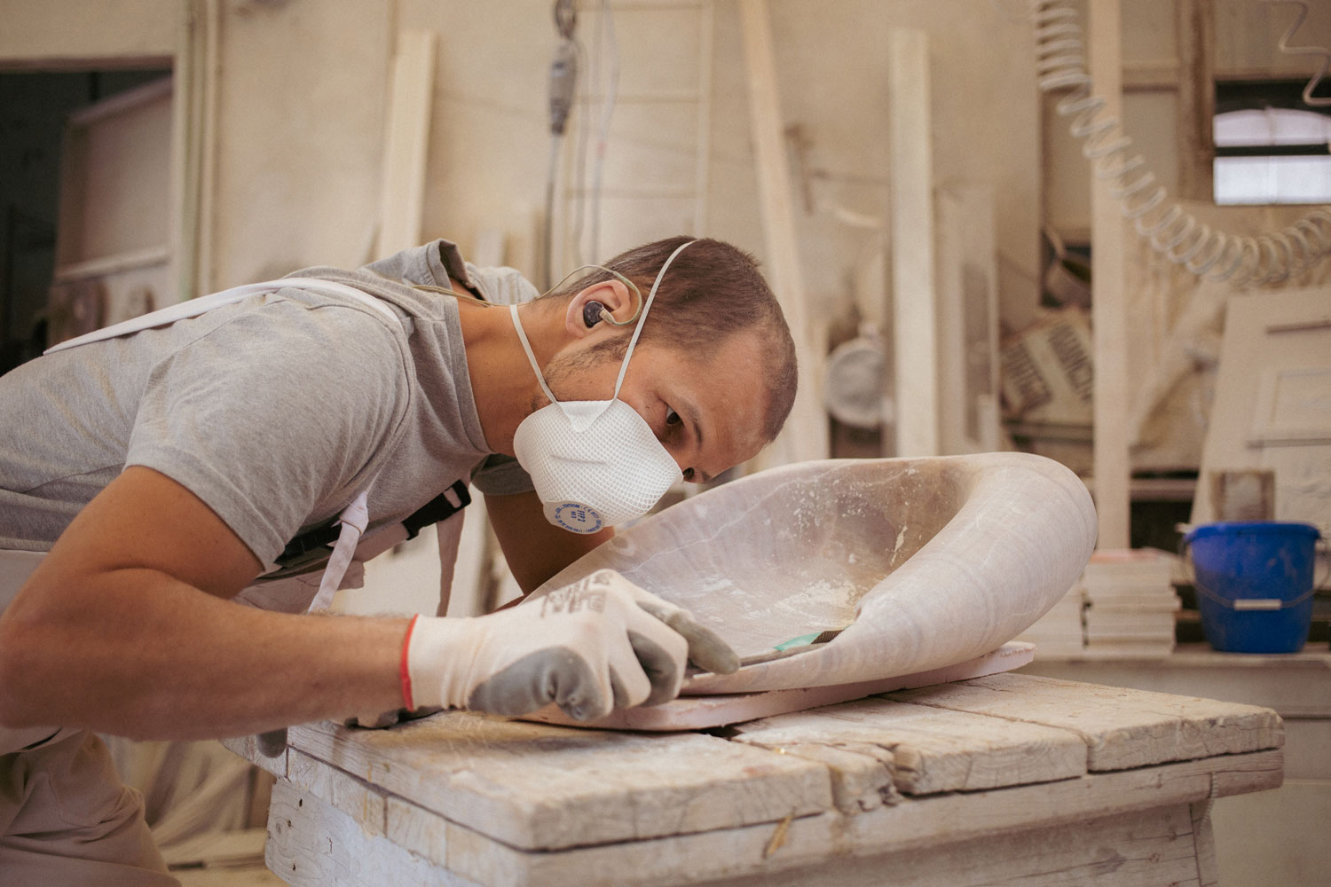 Abdus Salaam Stone carving