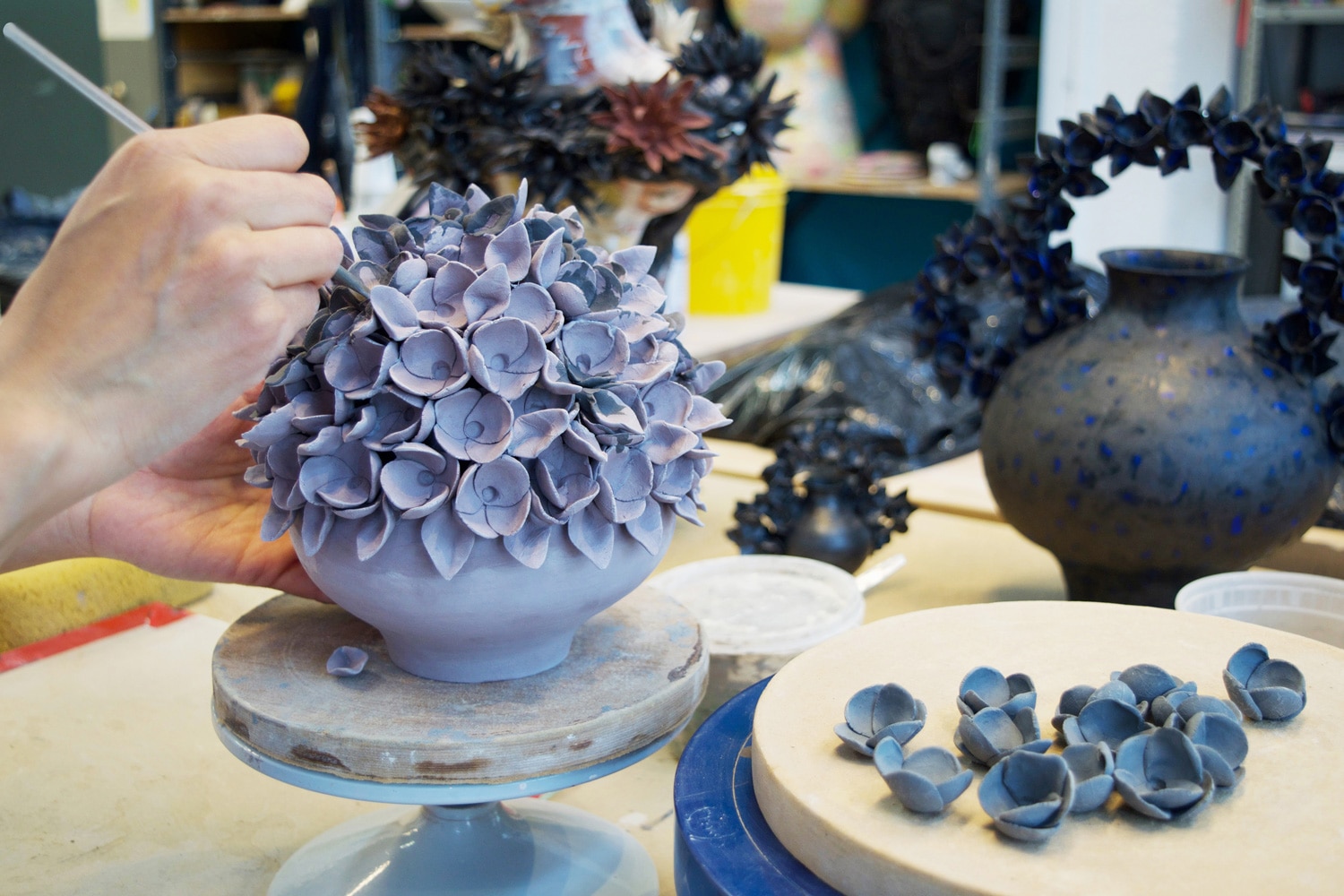 Ceramicist Mariana Bolaños Inclán