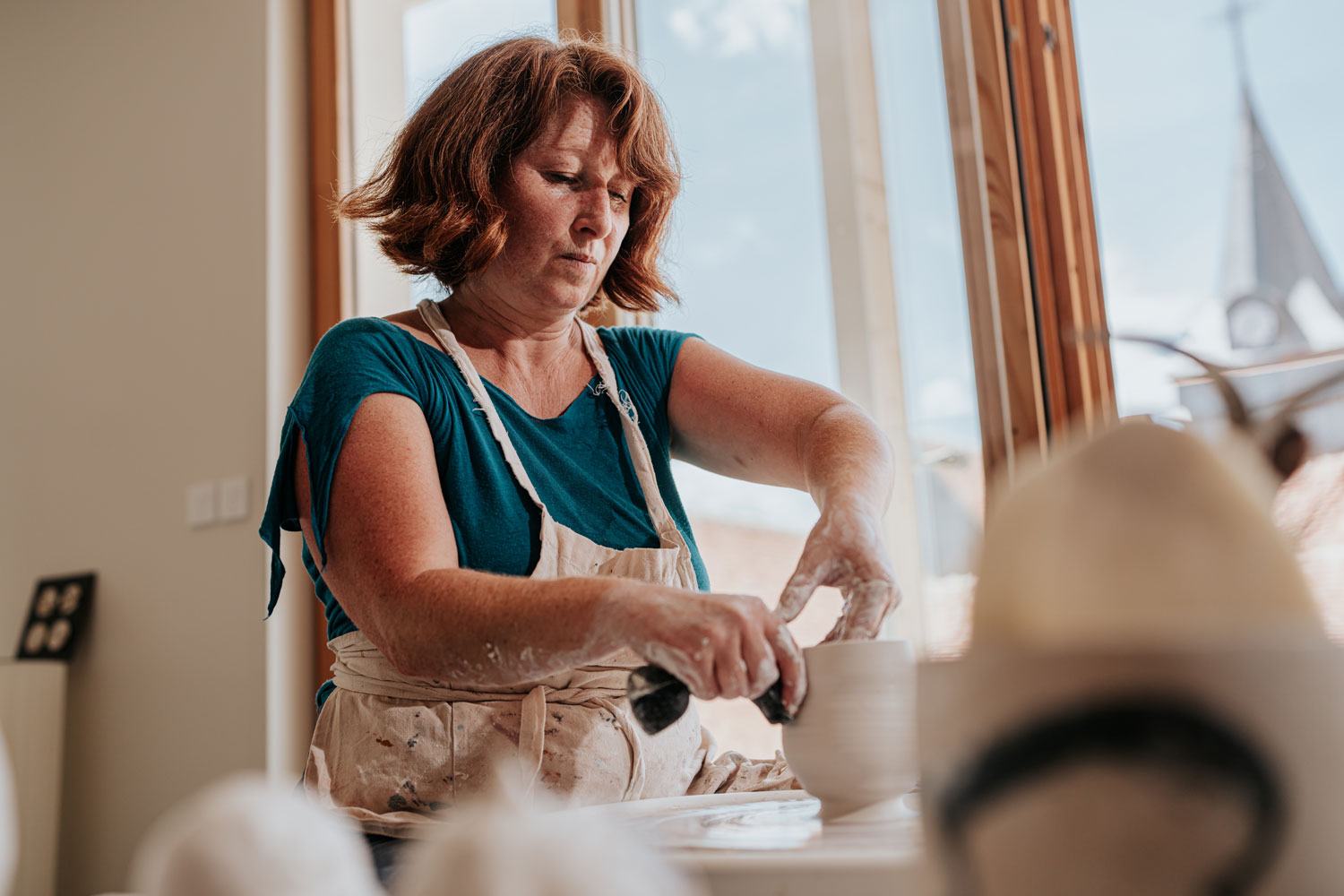 Elsa Dinerstein Porcelain crafting