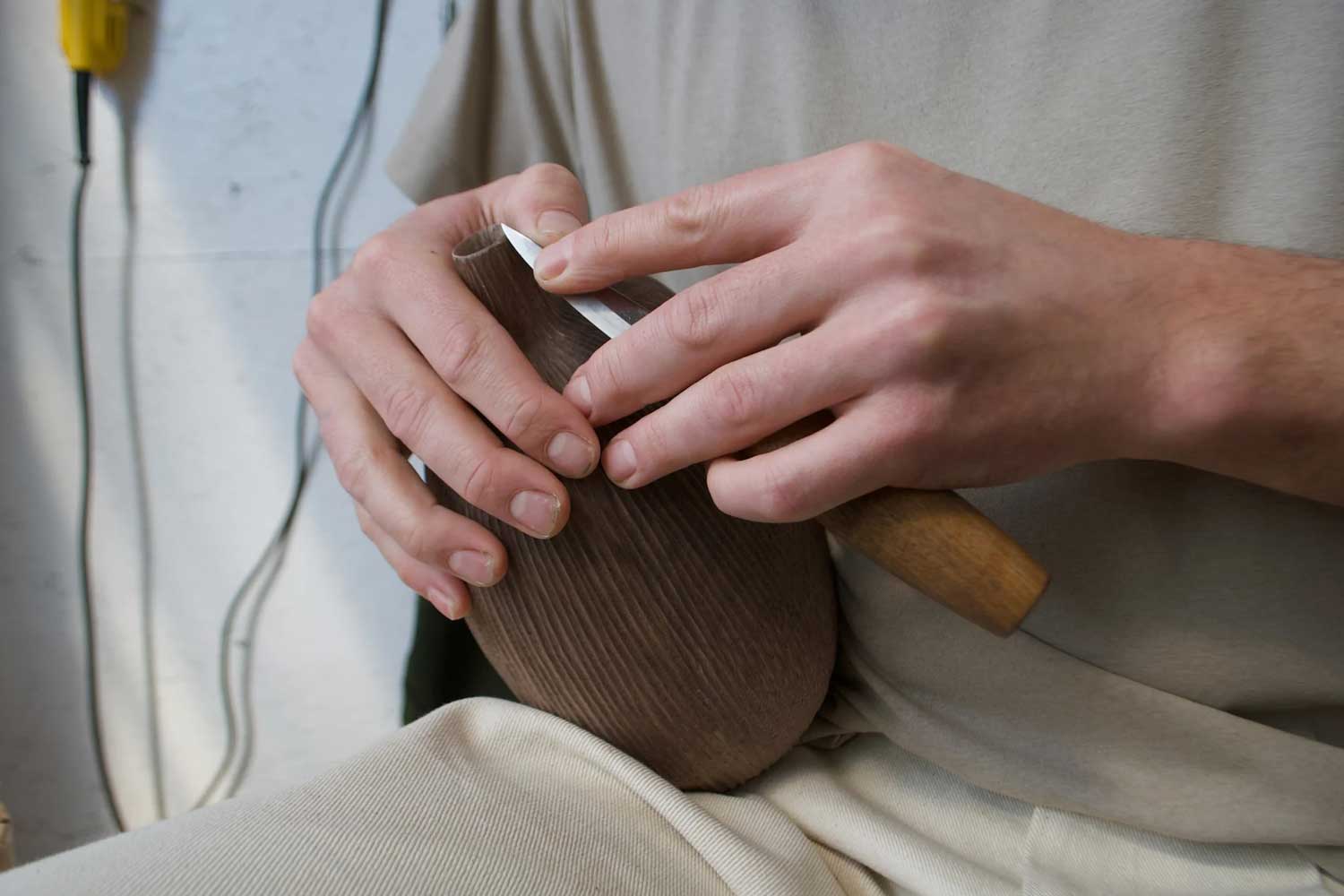 Woodcarver Ashley Joseph Martin