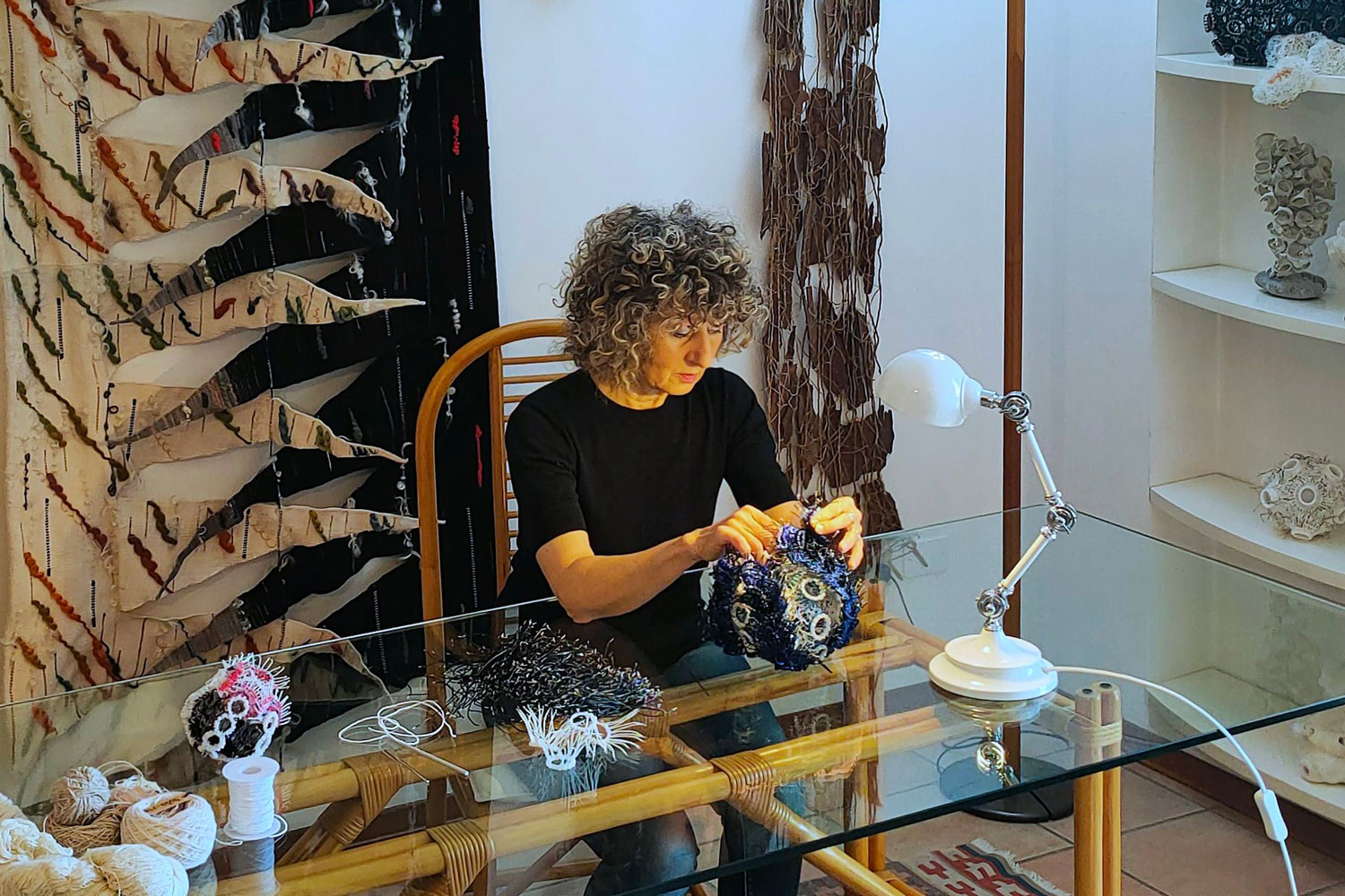 Cinzia Li Volsi Textile sculpting