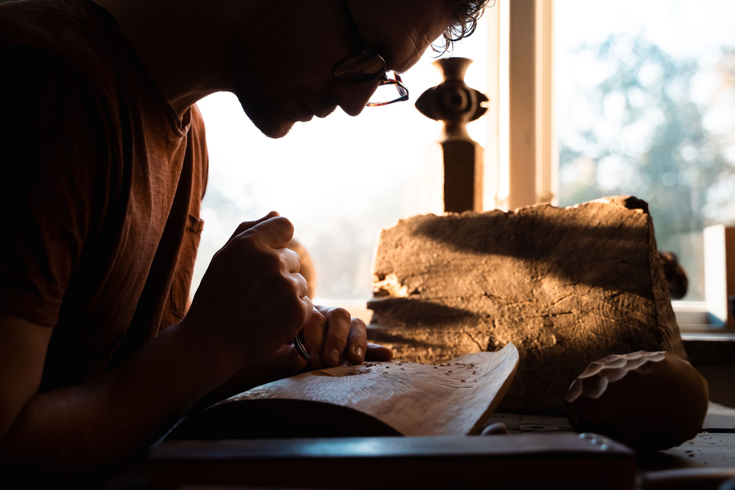 Pontus Sandevärn Wood carving