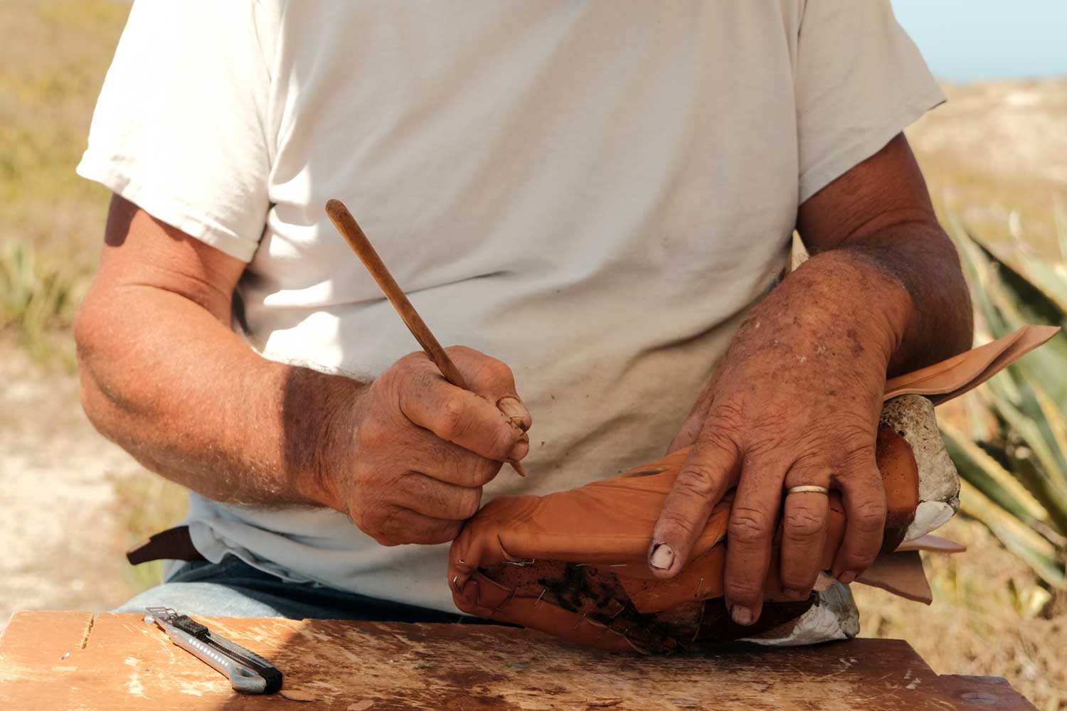 Mask maker Graziano Viale