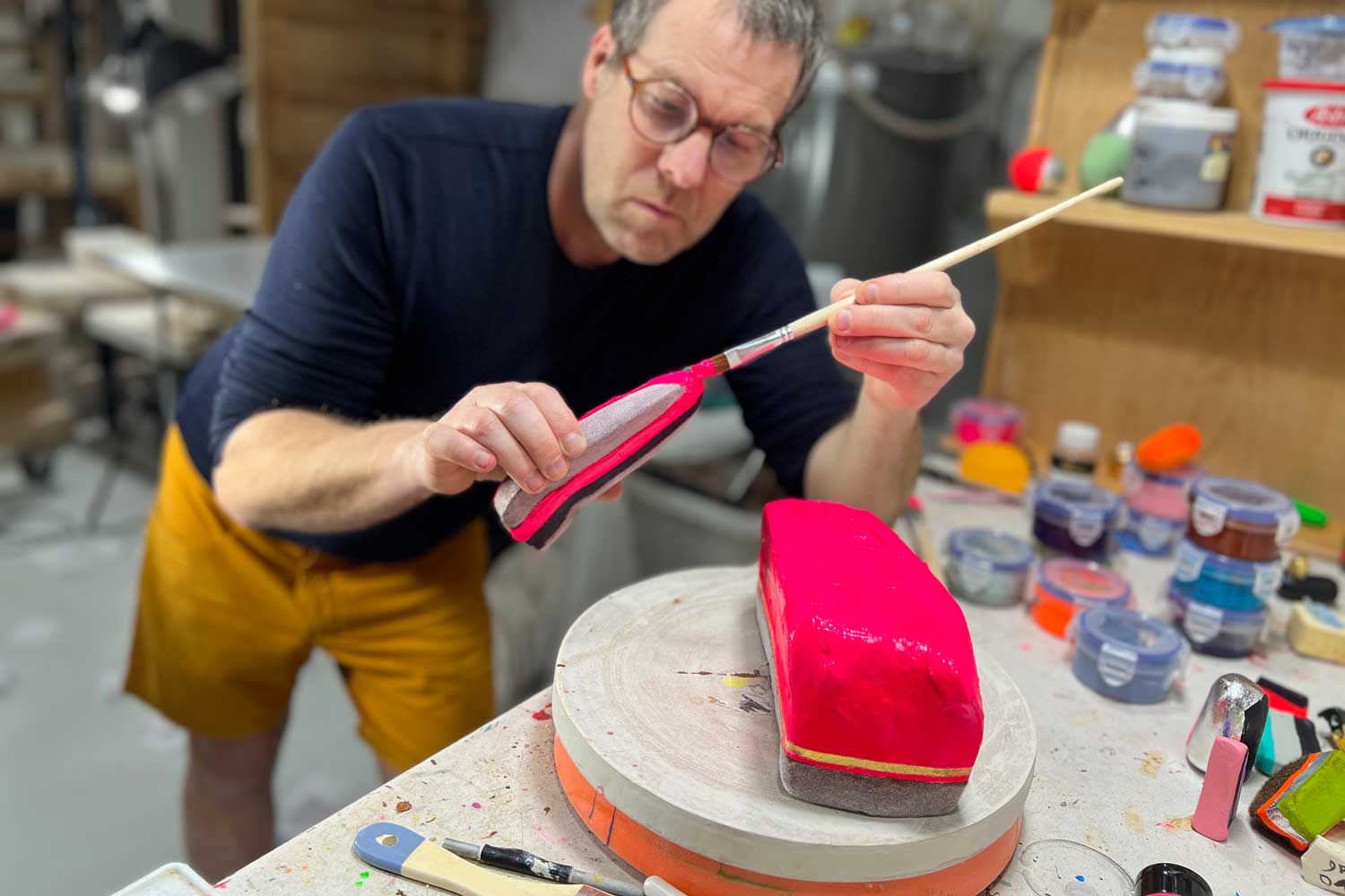 Ceramicist Darren Emenau