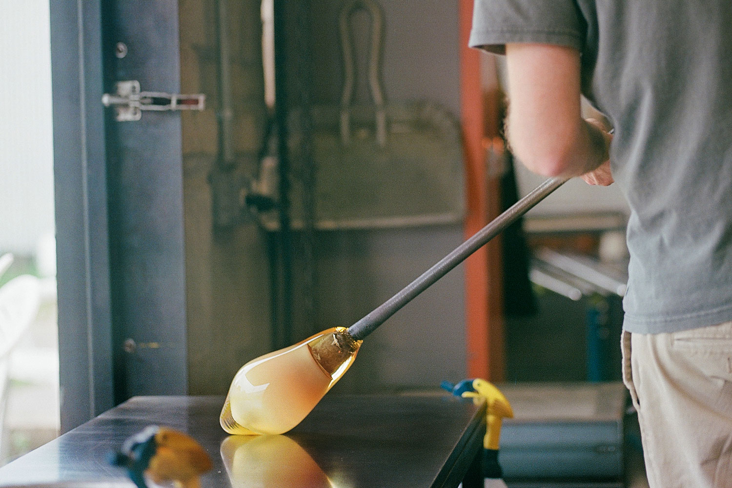 Glassblower Andy Koupal