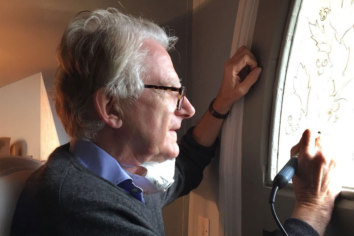 Philip Lawson Johnston Glass engraving