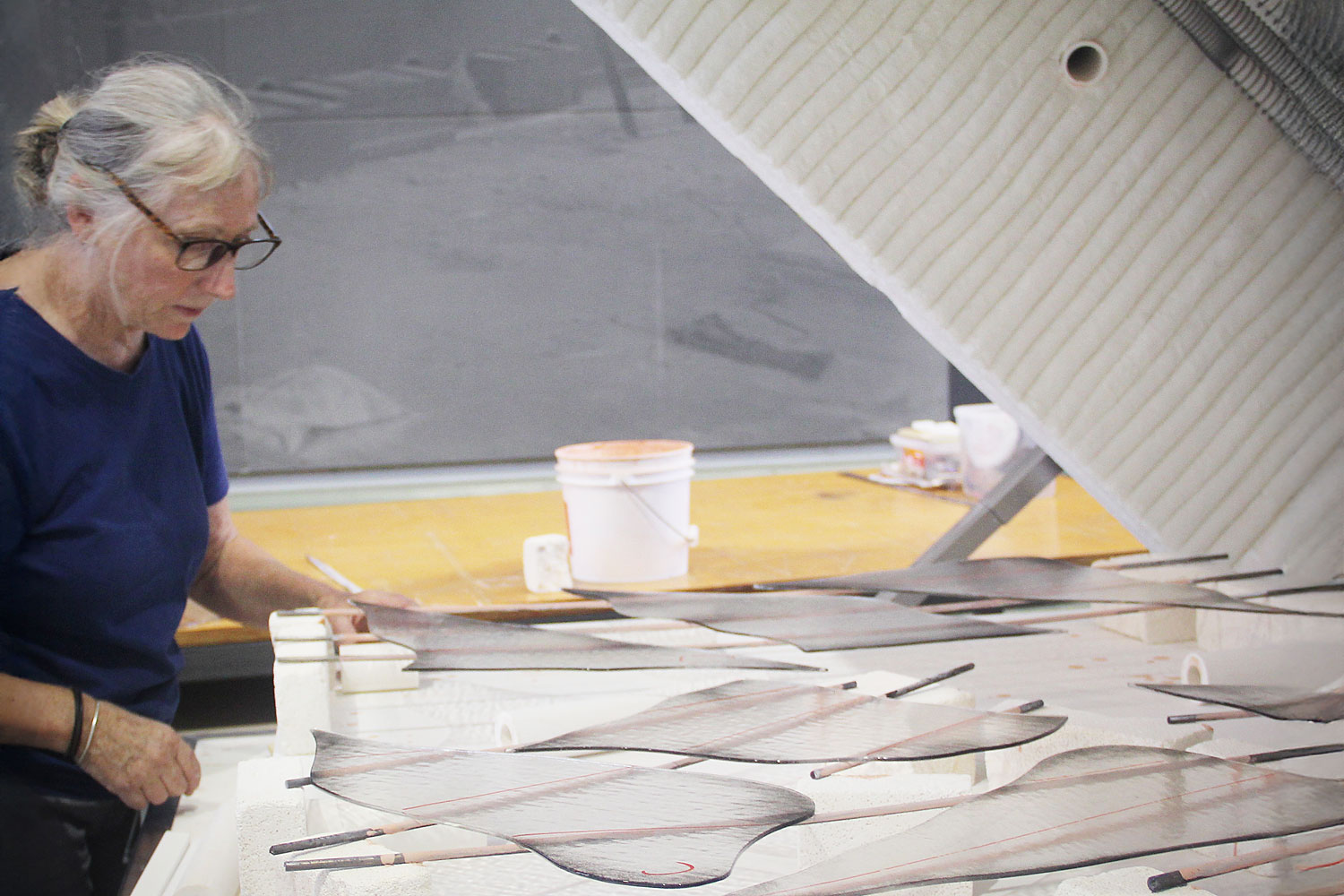 Kirstie Rea Glass sculpting