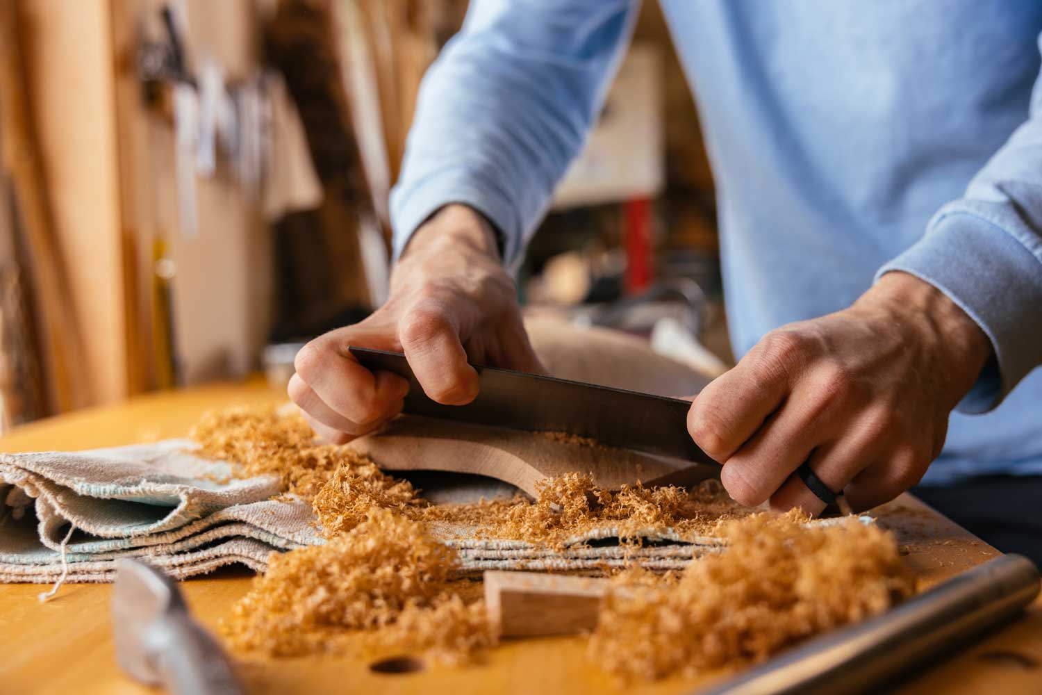 Furniture maker Kevin Reiswig