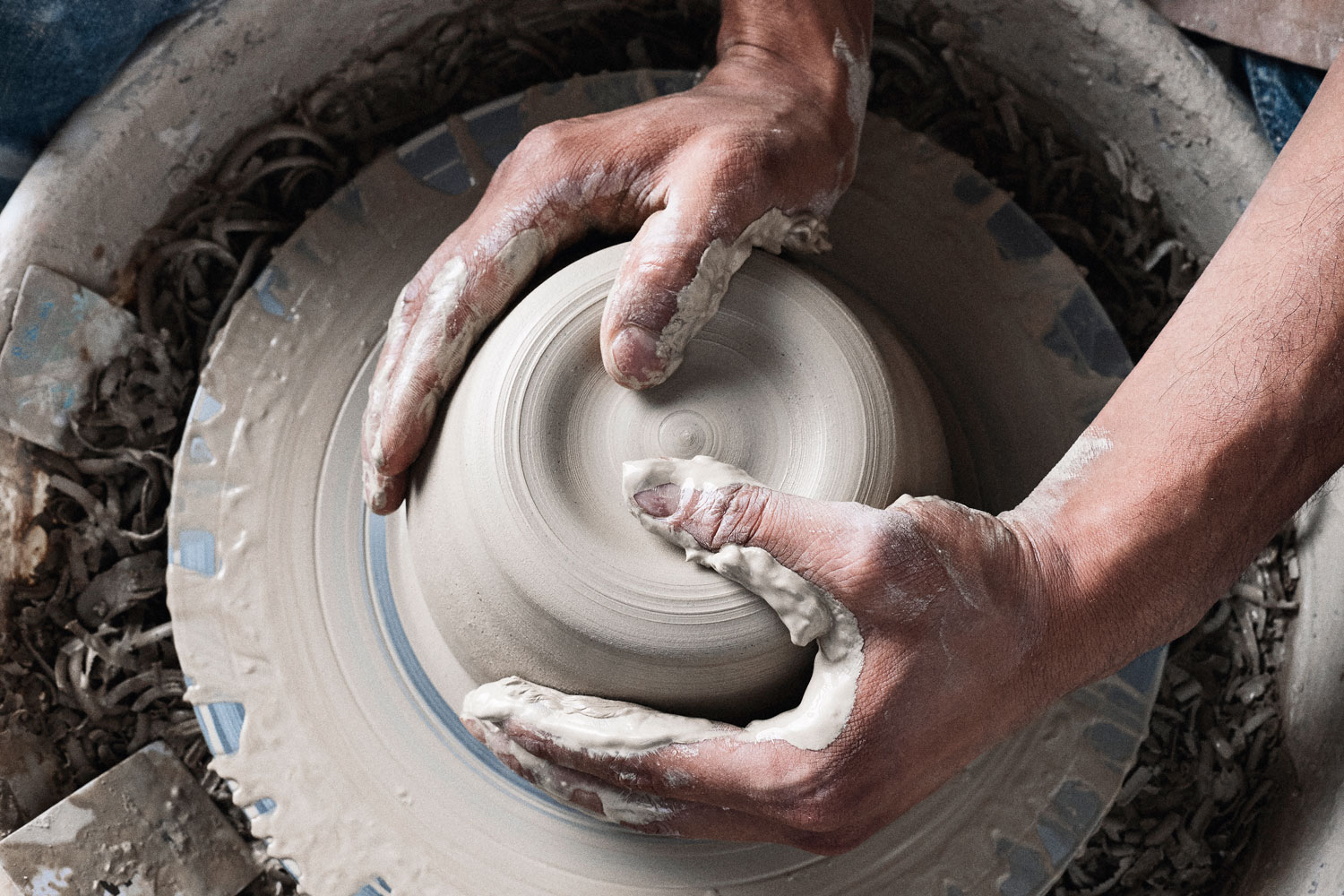 Ceramicist Sanjar Kubaev