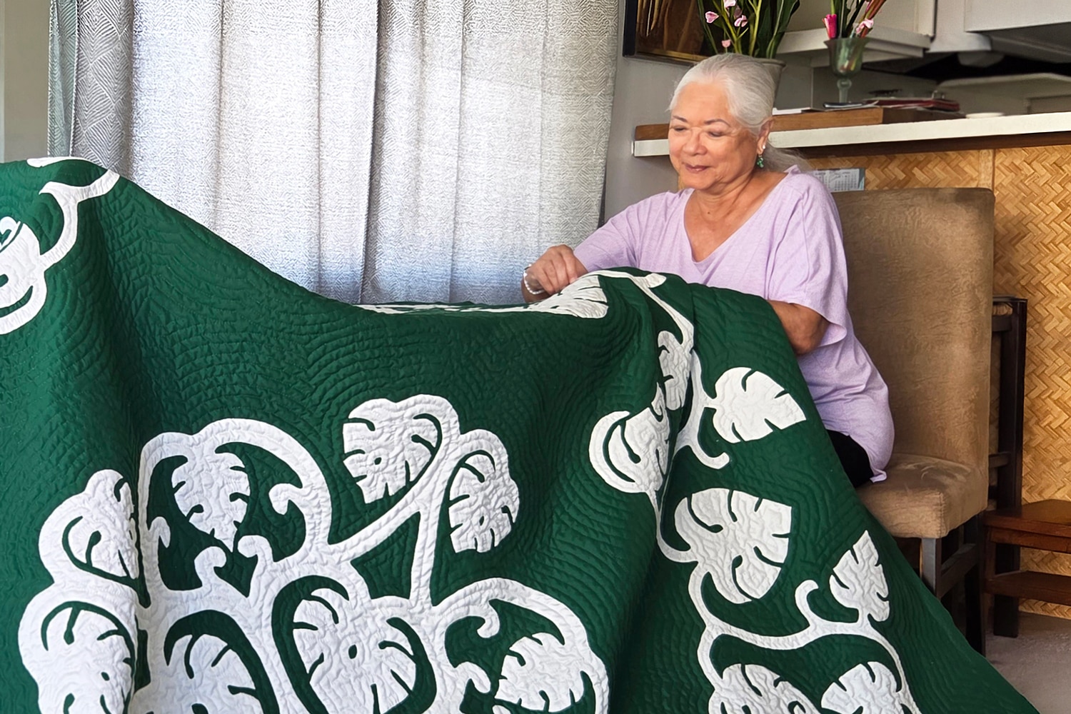Quilter Pat Gorelangton