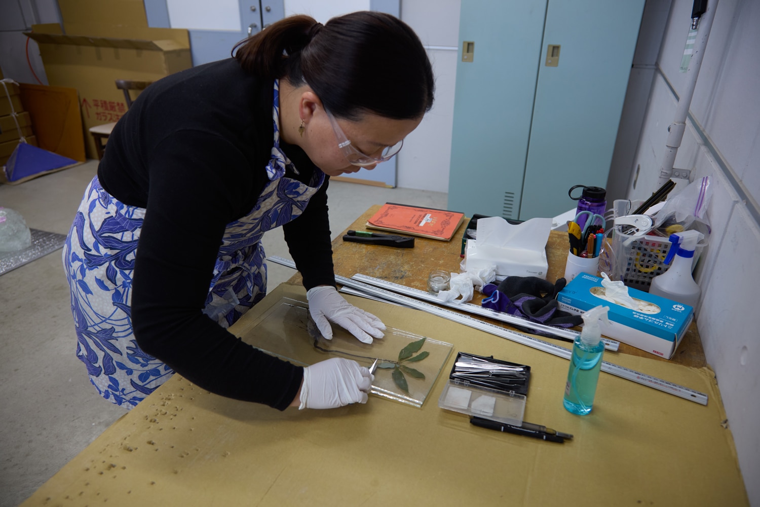 Glass sculptor Rui Sasaki