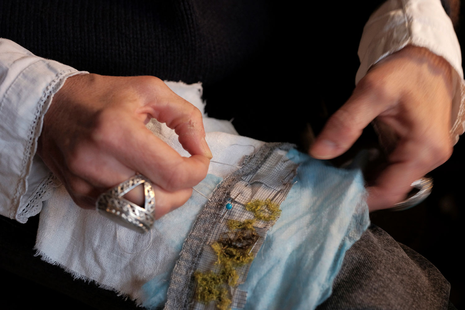 Embroiderer Sandrine Torredemer