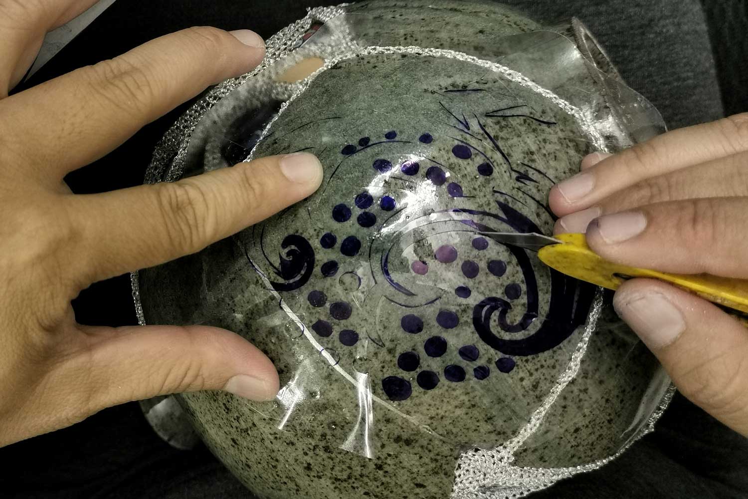 Gold thread embroiderer Thanistha Nunthapojn