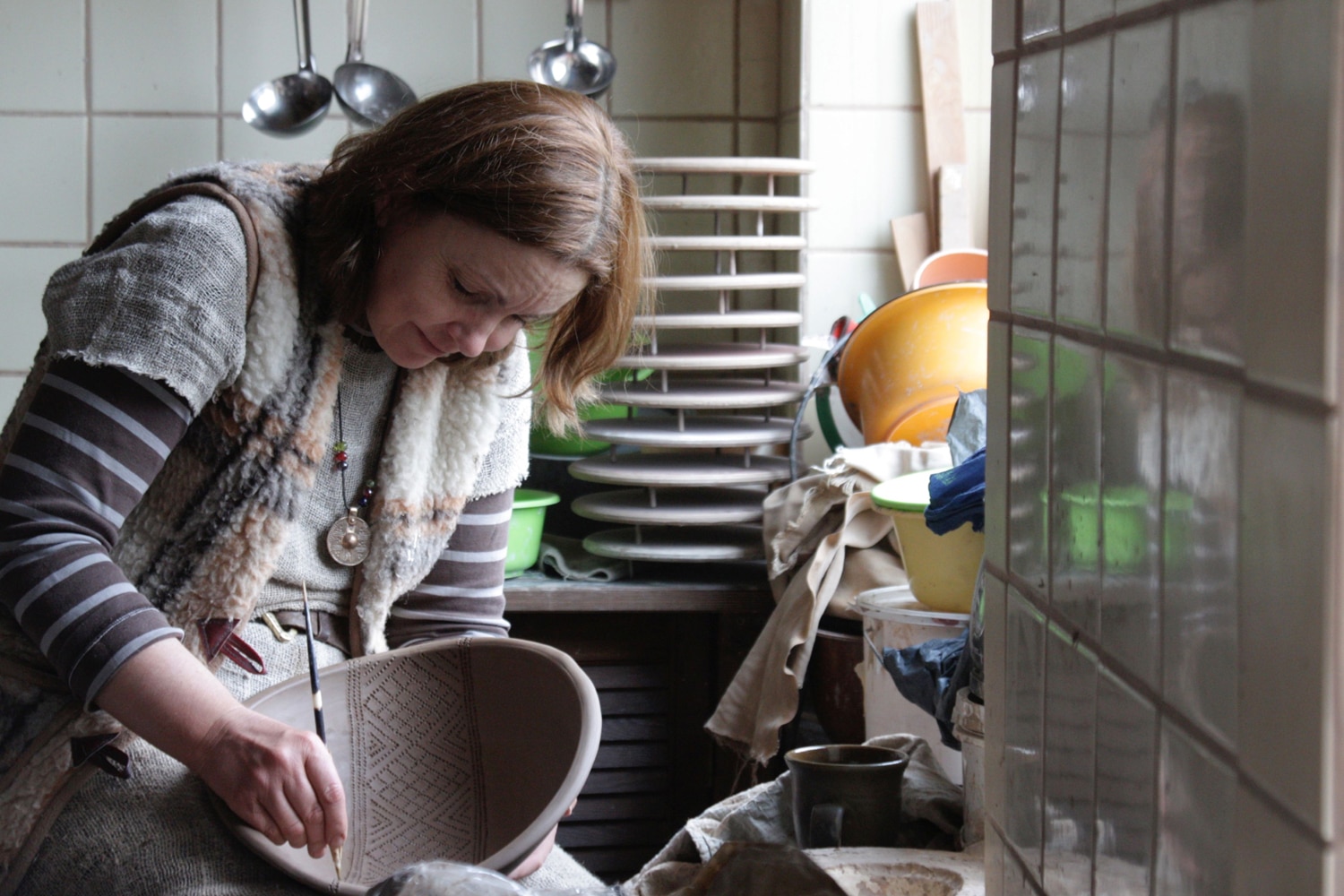 Ceramicist Ingrīda Žagata