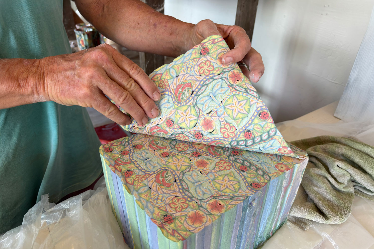 Porcelain maker Dean McRaine