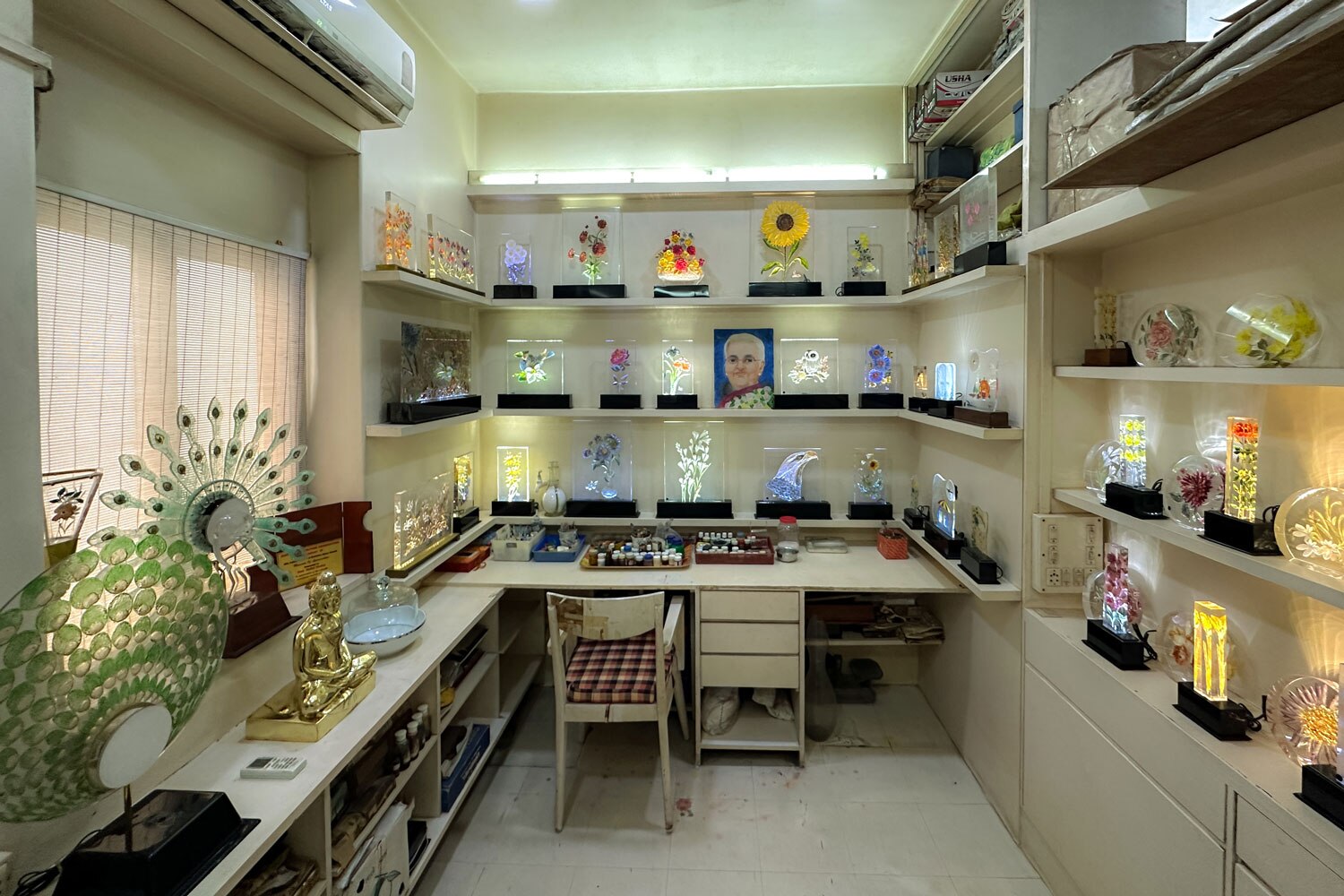 Plastic sculptor Nalini Mehta
