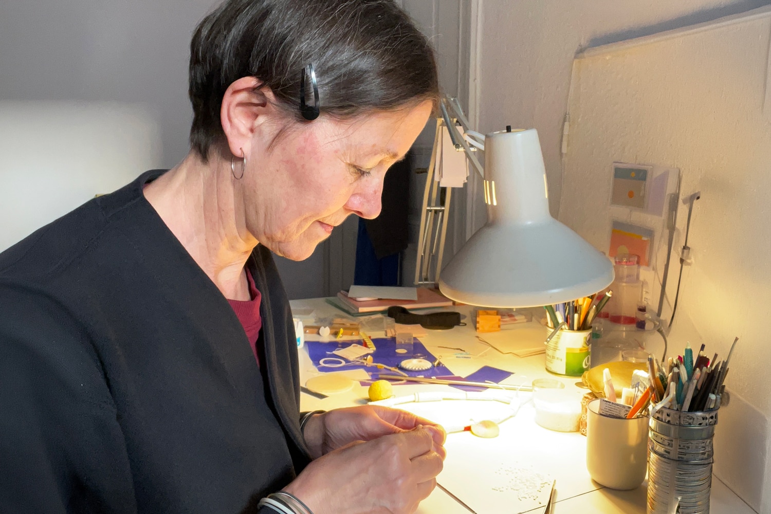 Jewellery maker Karin Seufert