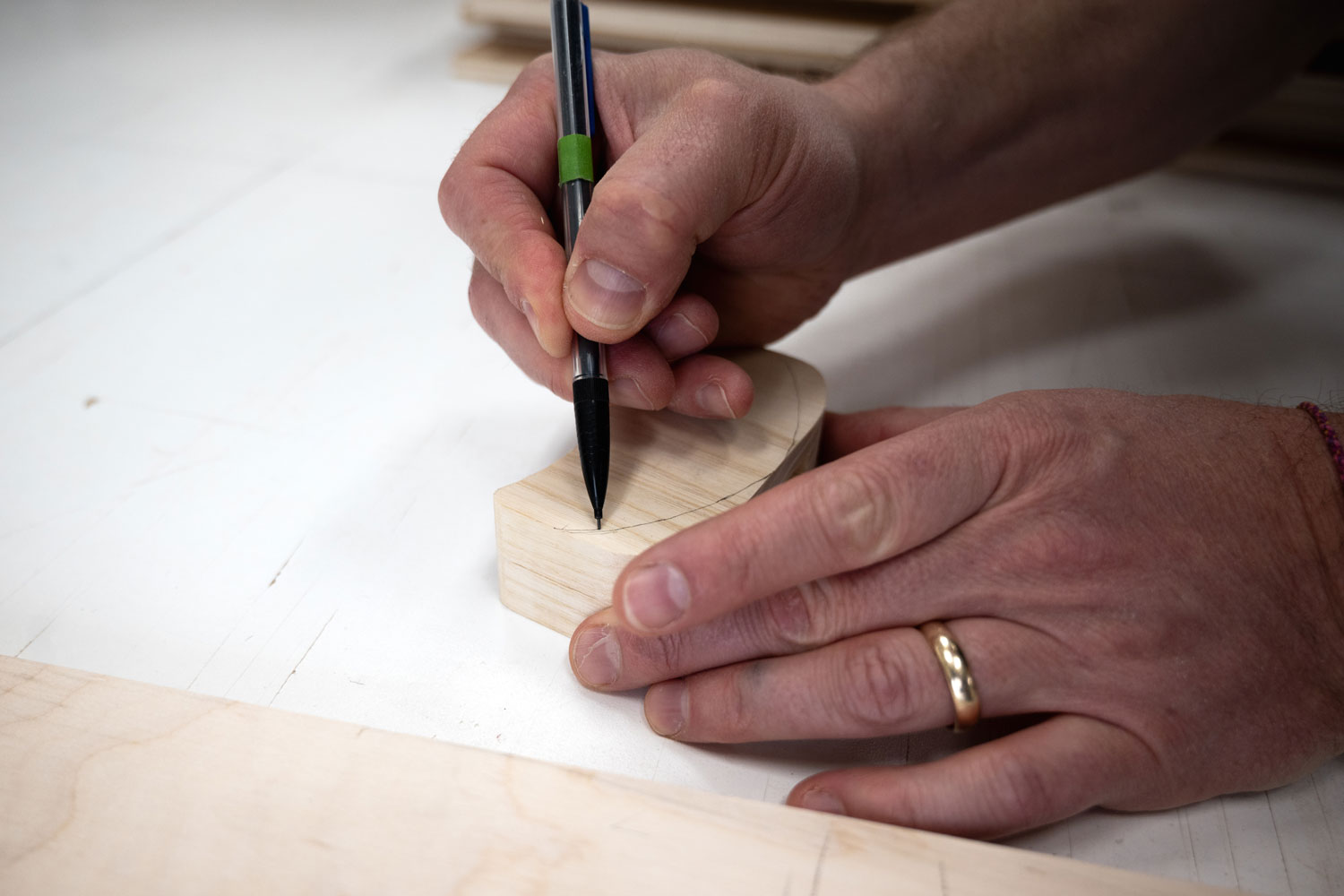 Furniture maker Trey Jones