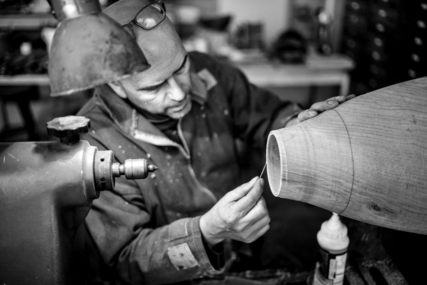 Woodturner Ernst Gamperl