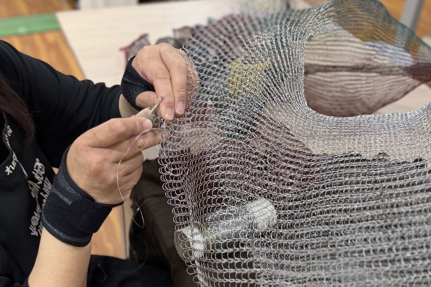 Wire sculptor So Young Park
