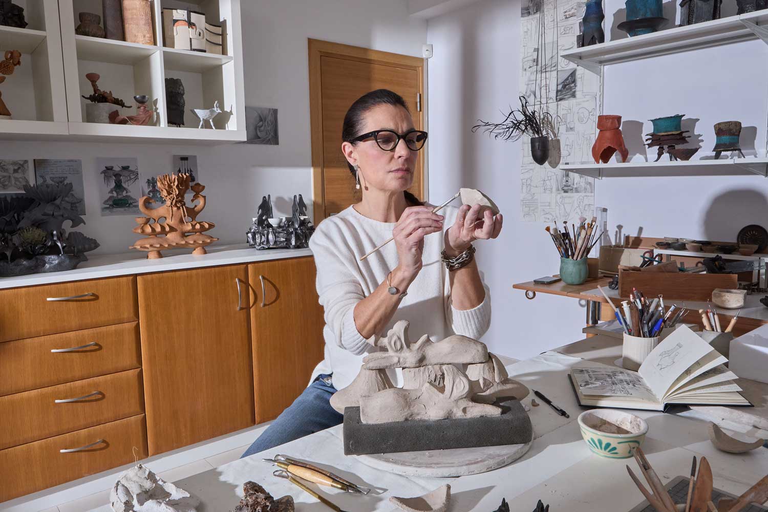 Ceramicist Mirka Drapaniotou