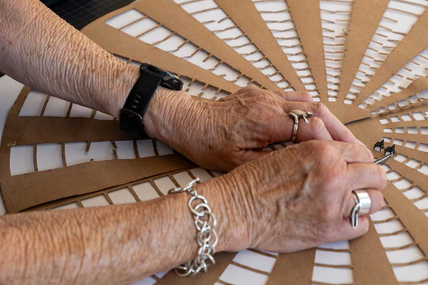 Paper artist Juanita Oosthuizen