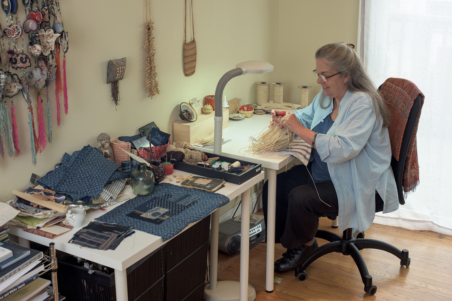 Basketweaver Nancy Moore Bess