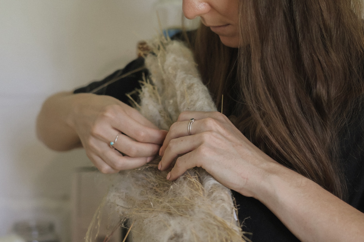 Felt maker Nina Kruger