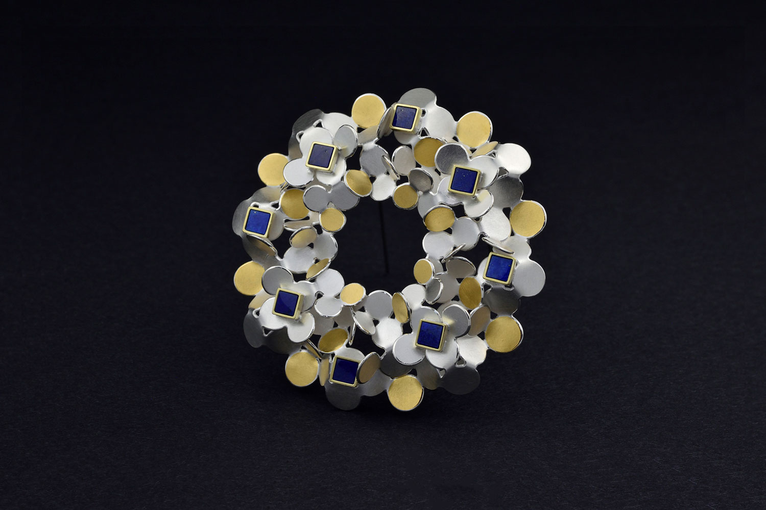 Misun Won Flower lapid brooch_