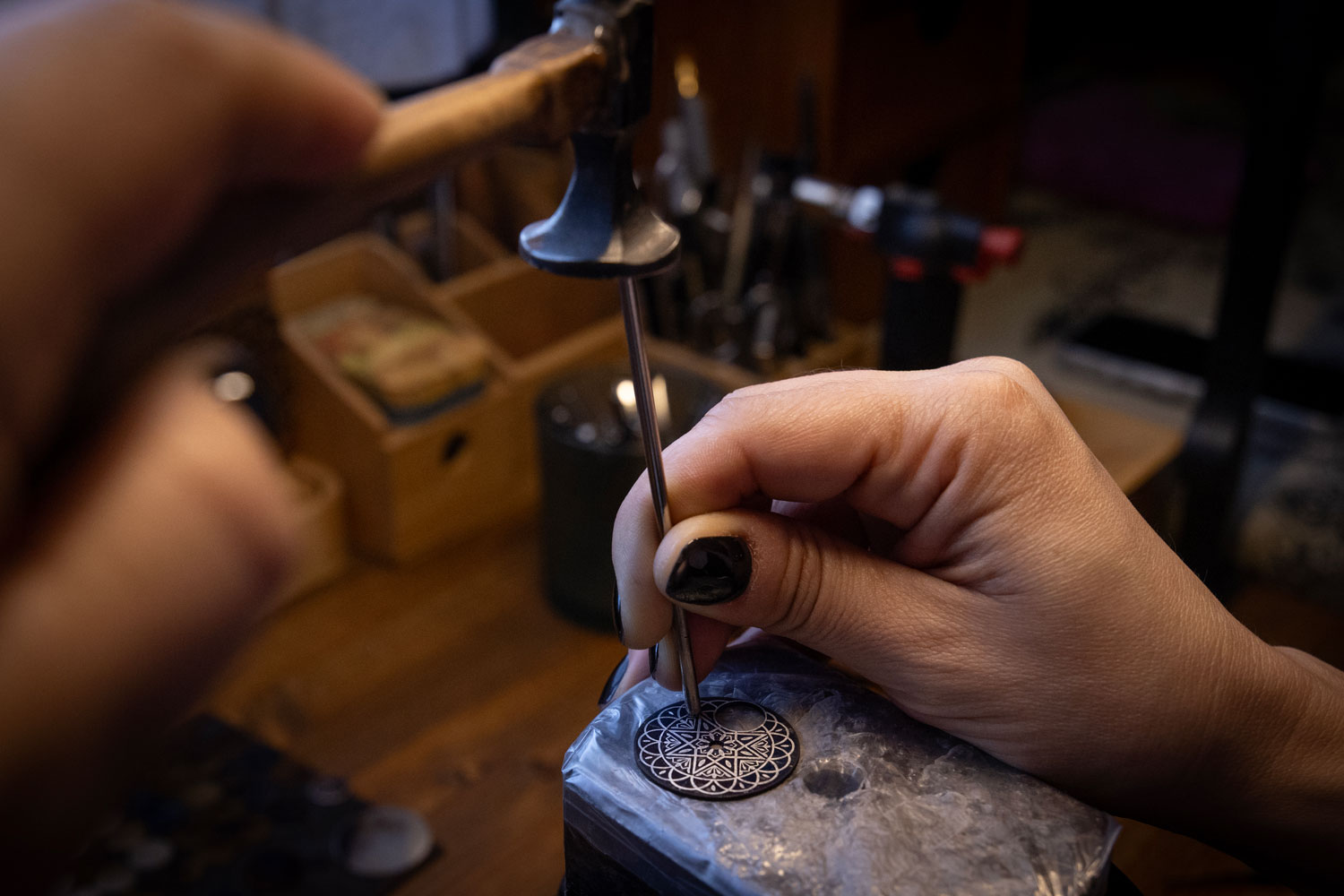 Jewellery maker Raquel De la Torre Serrano