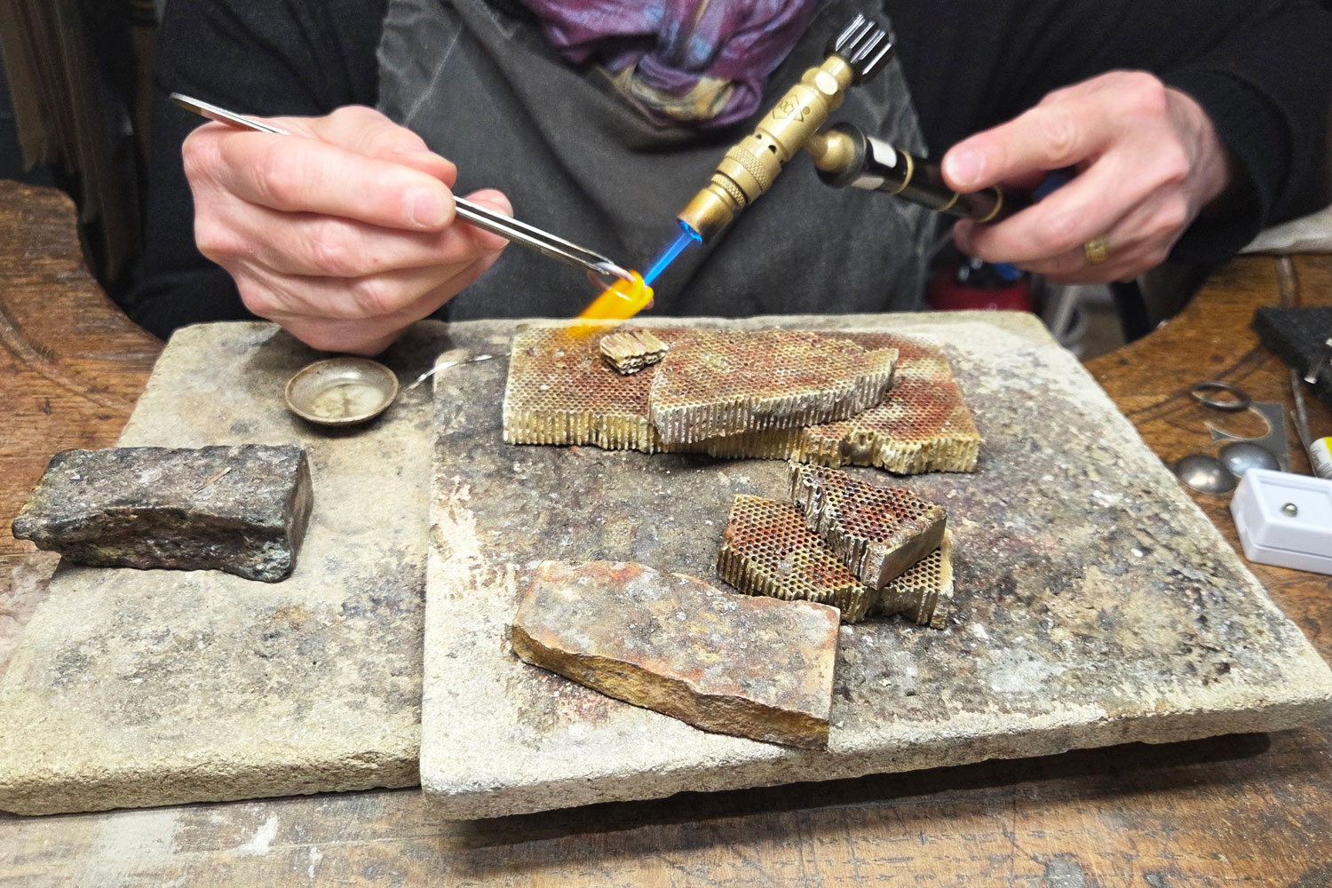 Jewellery maker Patricia Lemaire