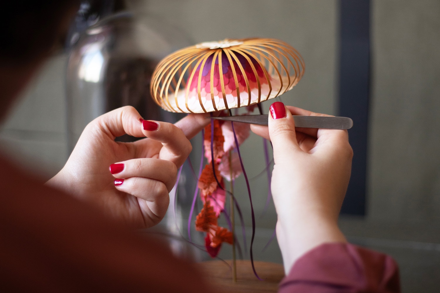 Paper artist Pauline Faure