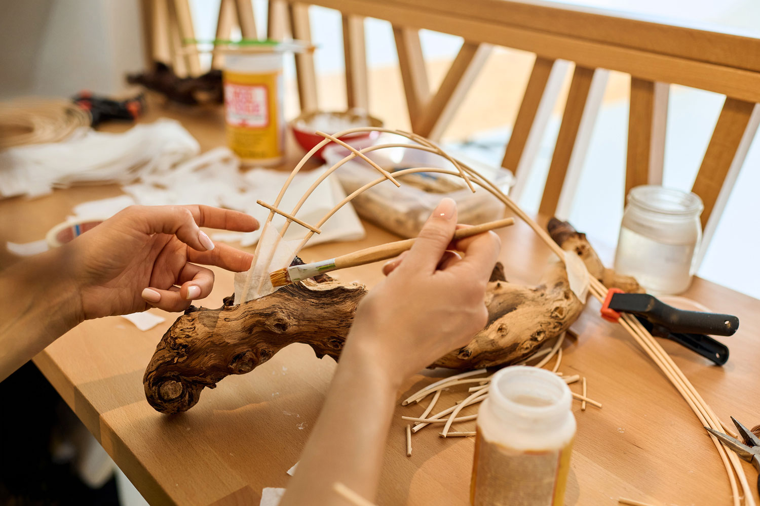 Lamp maker Olivia Topa