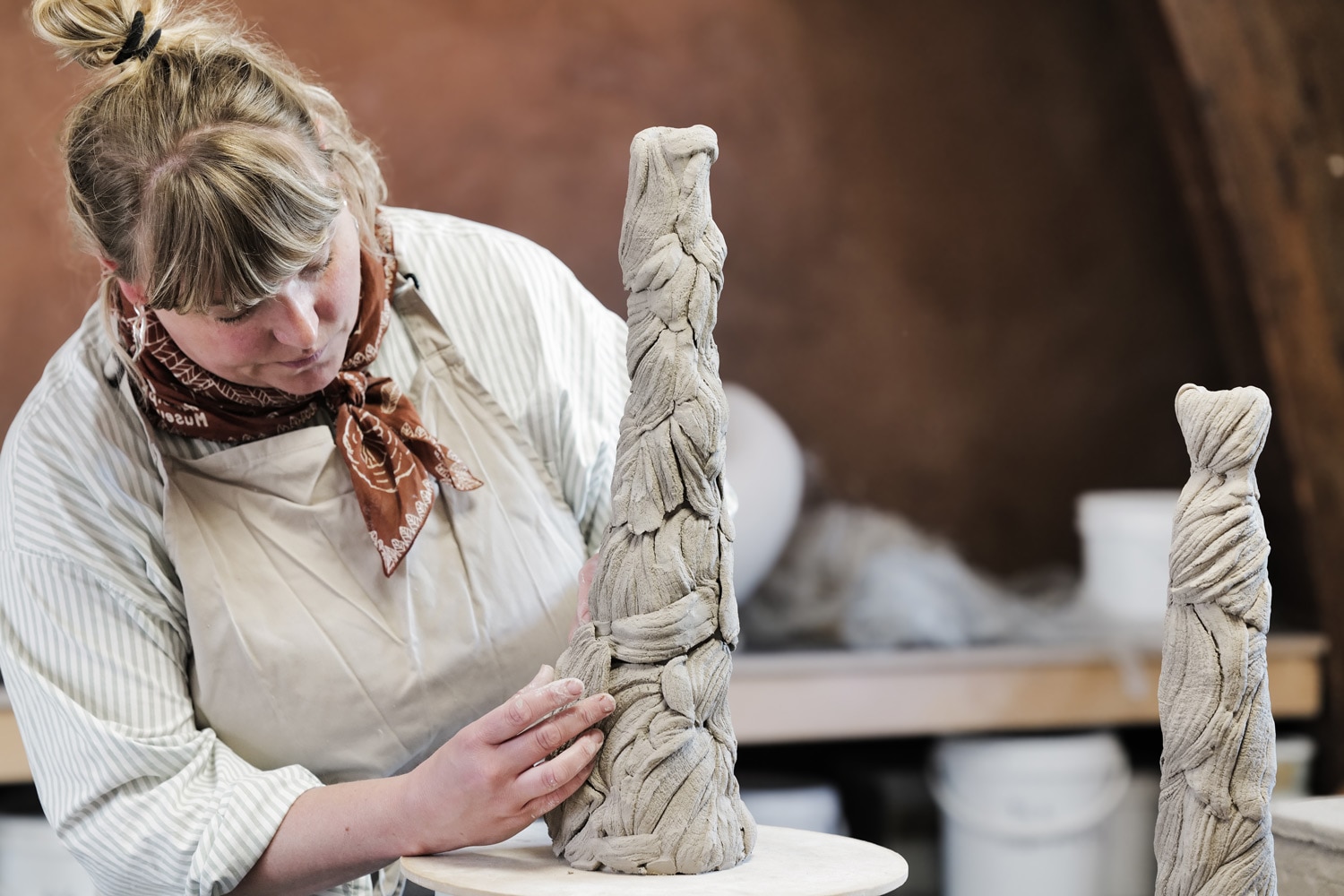 Ceramicist Sarah Oakman
