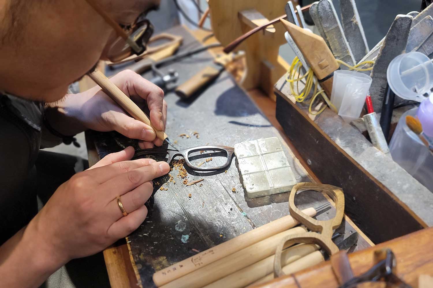 Eyewear maker Imsoo Cho & Youngho Choi