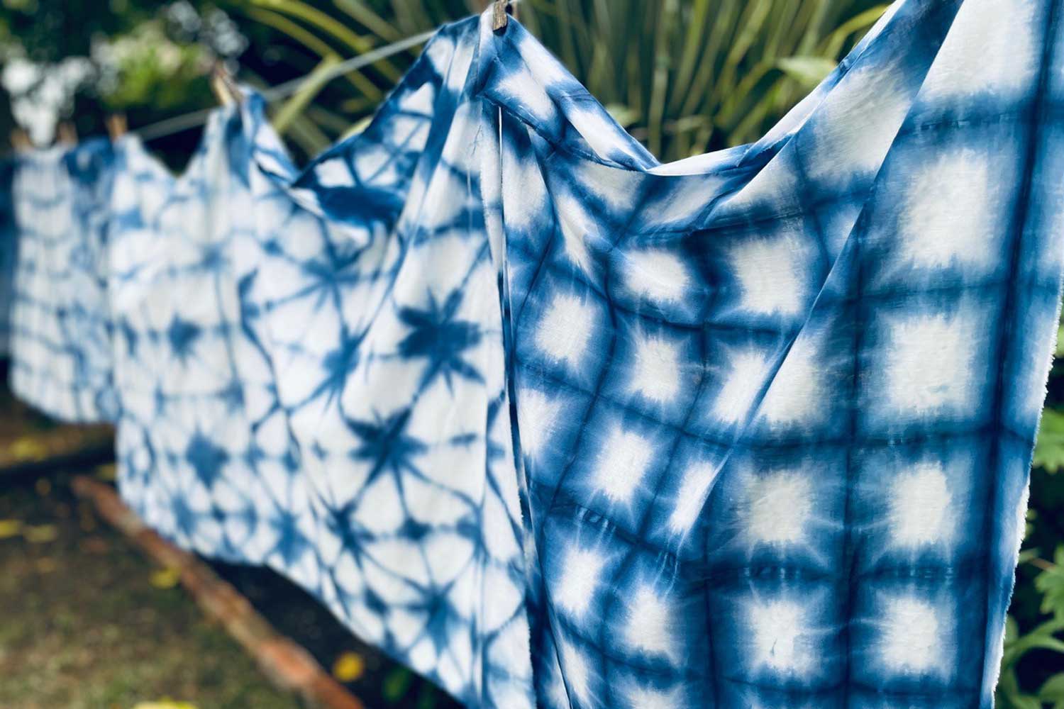 Katharine Gorham A hands-on course on shibori dyeing in London