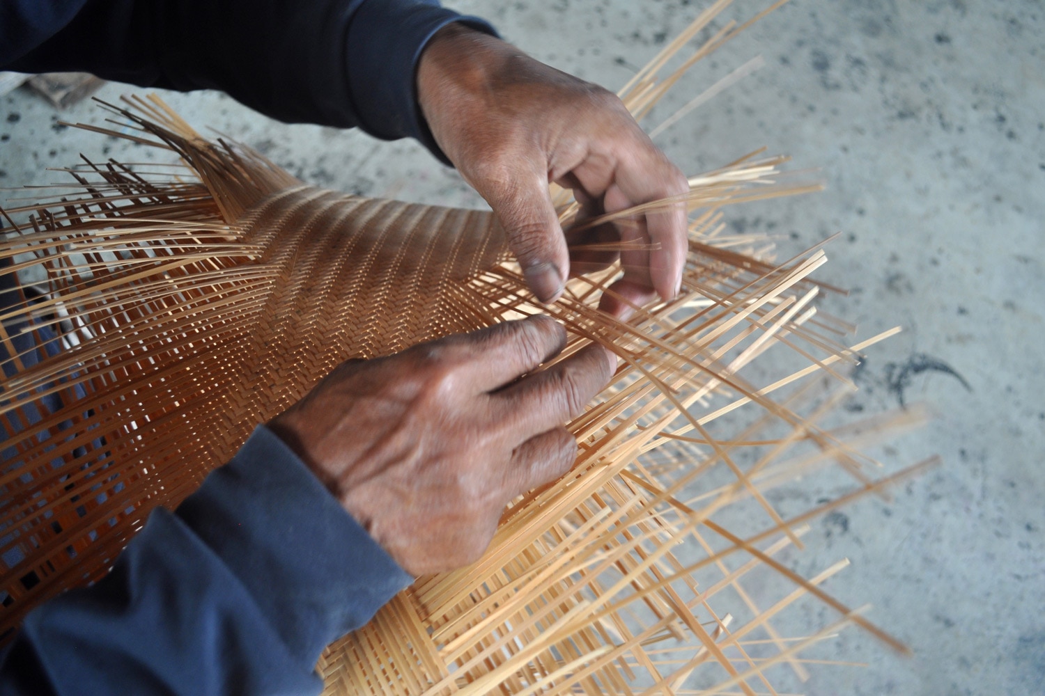 Bamboo artist Jiro Yonezawa