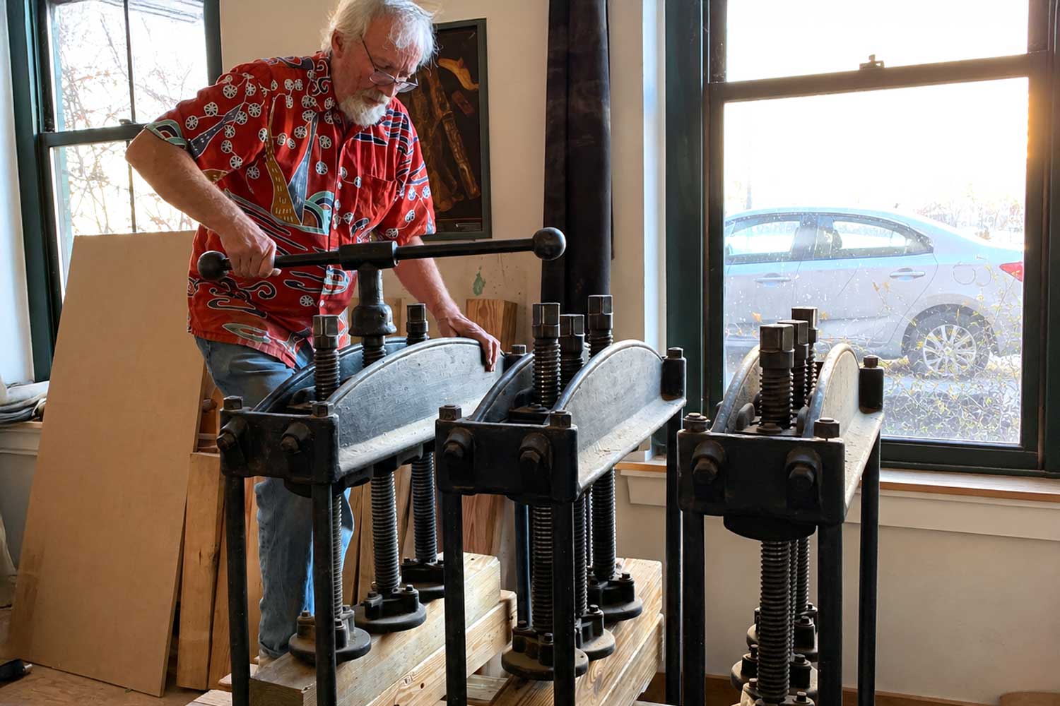 Furniture maker Silas Kopf