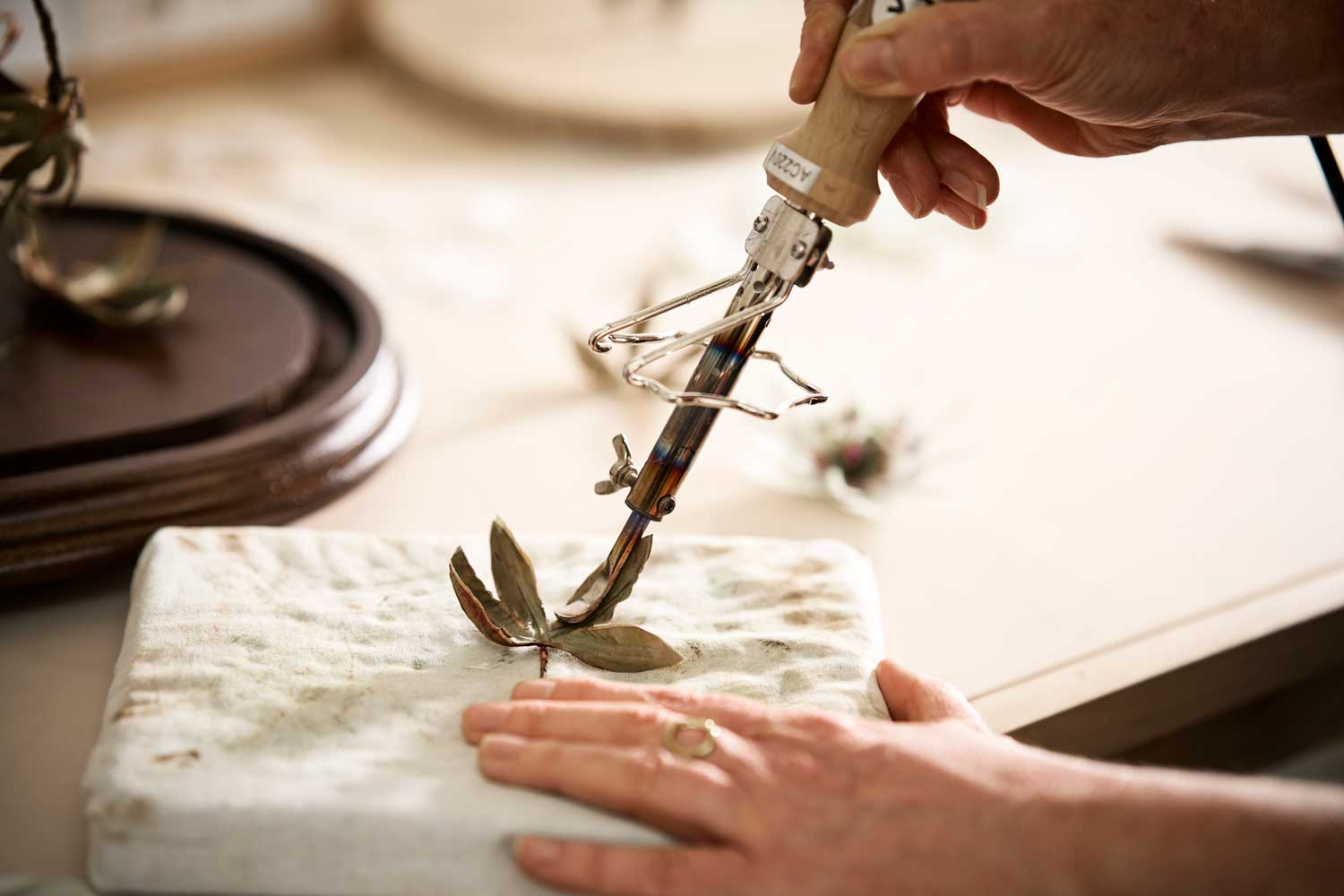 Textile sculptor Emma Rosa