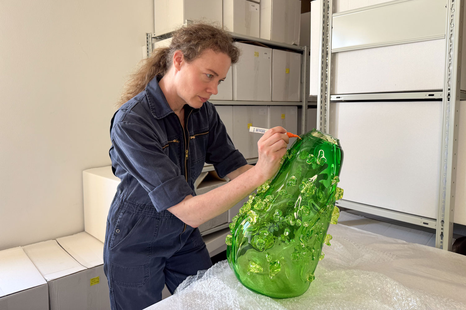 Glassblower Alexa Lixfeld